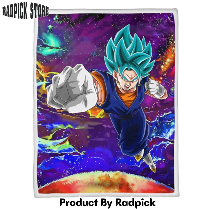 Dragon ball vegito blanket custom anime galaxy style  rp0152507